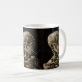 Mug Crâne avec brûler la cigarette Vincent van Gogh Ar (Devant droit)