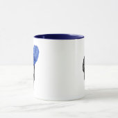 Mug Crâne avec Casquette bleu (Centre)