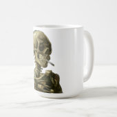 Mug Crâne avec cigarette par Van Gogh (Devant droit)