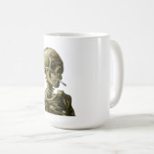 Mug Crâne avec cigarette par Van Gogh (Devant droit)