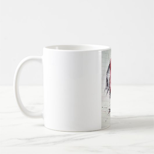 Mug Crâne avec conception casque (Gauche)
