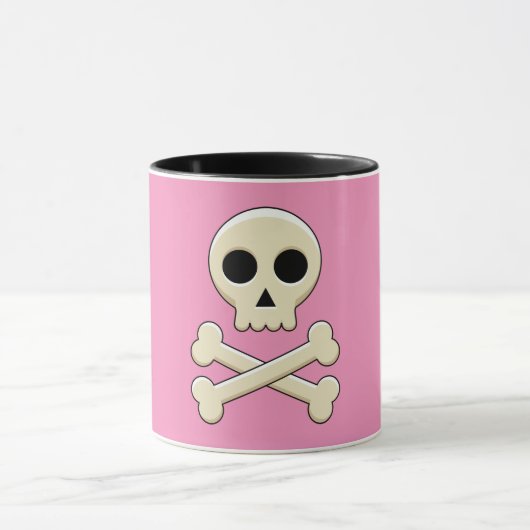 Mug Crâne avec os (Centre)