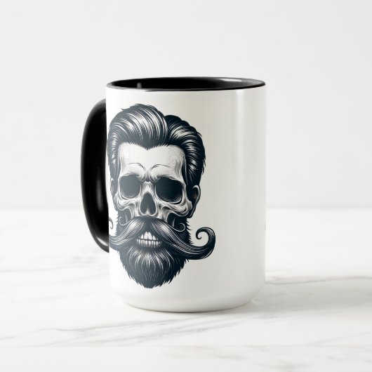 Mug Crâne barbu (Devant gauche)