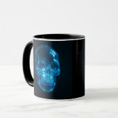 Mug Crâne bleu (Devant gauche)