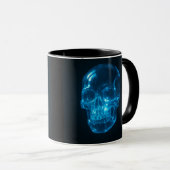 Mug Crâne bleu (Devant droit)