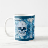 Mug Crâne Bleu Cool (Gauche)