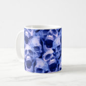 Mug Crâne bleu foncé (Devant gauche)