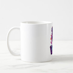 Mug Crâne Caféiné � Squelette de Barista Drôle