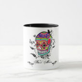 Mug Crâne Calaveras Dia De Los Muertes Art de sucre (Centre)