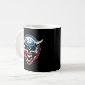 Mug Crâne clown démon mal (Devant gauche)