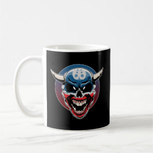 Mug Crâne clown démon mal