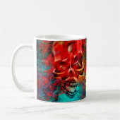 Mug Crâne coloré. Personnalisé (Gauche)