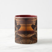 Mug Crâne cowboy avec Lasso (Centre)