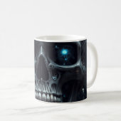 Mug Crâne Cybernétique (Devant droit)
