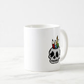 Mug Crâne d'art (Devant droit)