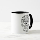 Mug Crâne de Bicyclette (Devant droit)