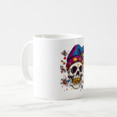 Mug Crâne de bouffon farceur (Devant gauche)