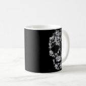 Mug Crâne de Chien - Squelette de Chiot Effrayant - Ha (Devant droit)
