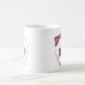 Mug Crâne de couture (rose) (Centre)