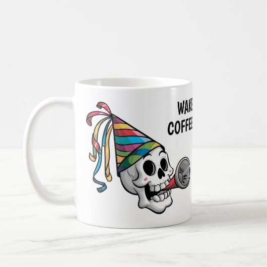 Mug Crâne de fête coloré (Gauche)