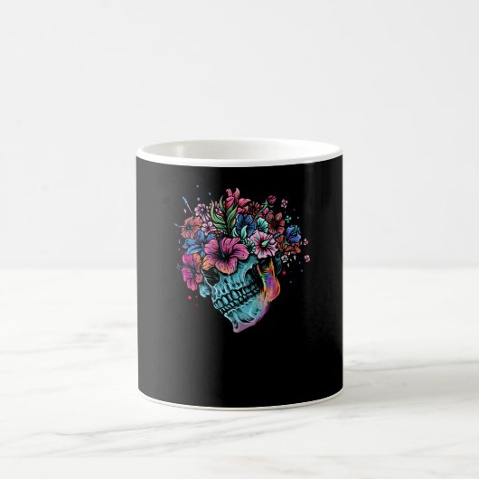 Mug Crâne de fleurs (Centre)