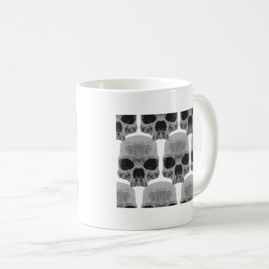 Mug crâne de goth (Devant droit)