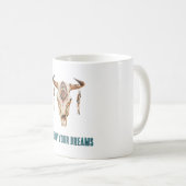 Mug Crâne de la corne des taureaux de la tribu autocht (Devant droit)