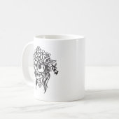 Mug Crâne de mariée (Devant gauche)