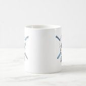 Mug Crâne de métier (bleu) (Centre)