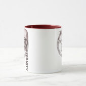 Mug Crâne de pentagramme (Centre)