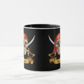 Mug Crâne de pirate et épées (Centre)