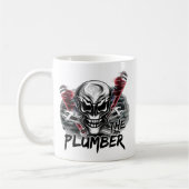 Mug Crâne de plombier : Le plombier (Gauche)