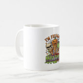 Mug Crâne de pompe à glace d'Halloween qui fond complè (Devant gauche)
