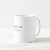 Mug Crâne de pompier unique dans la croix maltaise de (Devant droit)