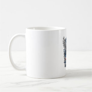 Mug Crâne de serpent patriotique Liberté Bête Hybride
