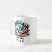 Mug Crâne de serrurier et clés croisées flamber (Devant gauche)