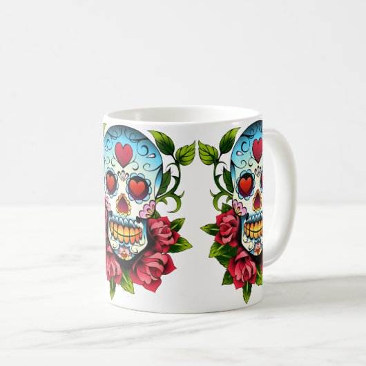 Mug Crâne de sucre (Devant droit)