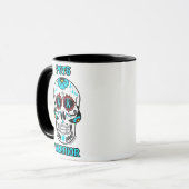 Mug Crâne de Sucre/Guerrier...POTS (Devant gauche)