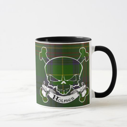 Mug Crâne de tartan de Holmes (Droite)