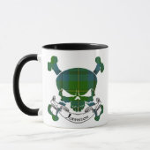 Mug Crâne de tartan de Johnston (Gauche)