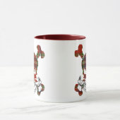 Mug Crâne de tartan de MacFarlane (Centre)