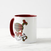 Mug Crâne de tartan de MacFarlane (Devant gauche)