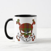 Mug Crâne de tartan de MacLean (Gauche)