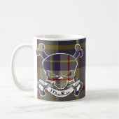 Mug Crâne de tartan de MacRae (Gauche)
