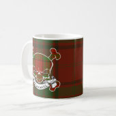 Mug Crâne de tartan de Maxwell (Devant gauche)