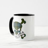 Mug Crâne de tartan du Mackenzie (Devant gauche)