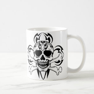 Mug Crâne de tatouage tribal