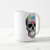 Mug Crâne Décoré (Devant droit)