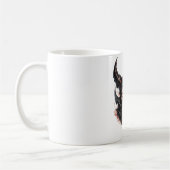 Mug Crâne démoniaque avec cornes (Gauche)