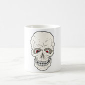 Mug Crâne des yeux rouges